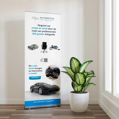 Rollup banner Automotive - Design Domein - Reclamebureau in Bodegraven-Reeuwijk